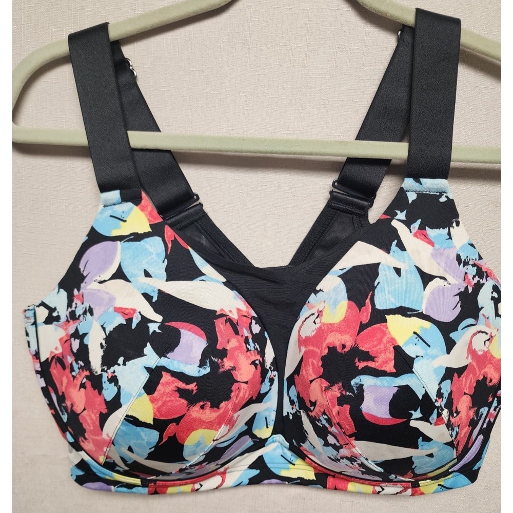 LIVI Lane Bryant Cacique No Wire Floral Bra 40DDD